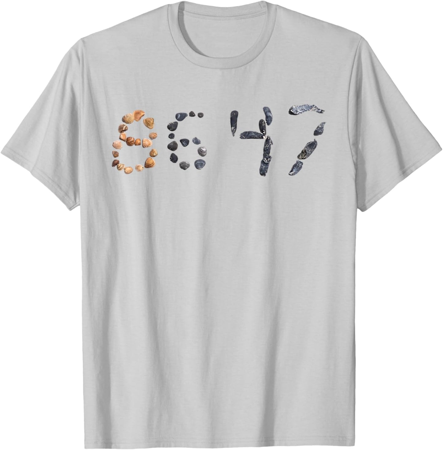 86 47 Seashells Summer Beach T-Shirt - T-Shirt | Ash