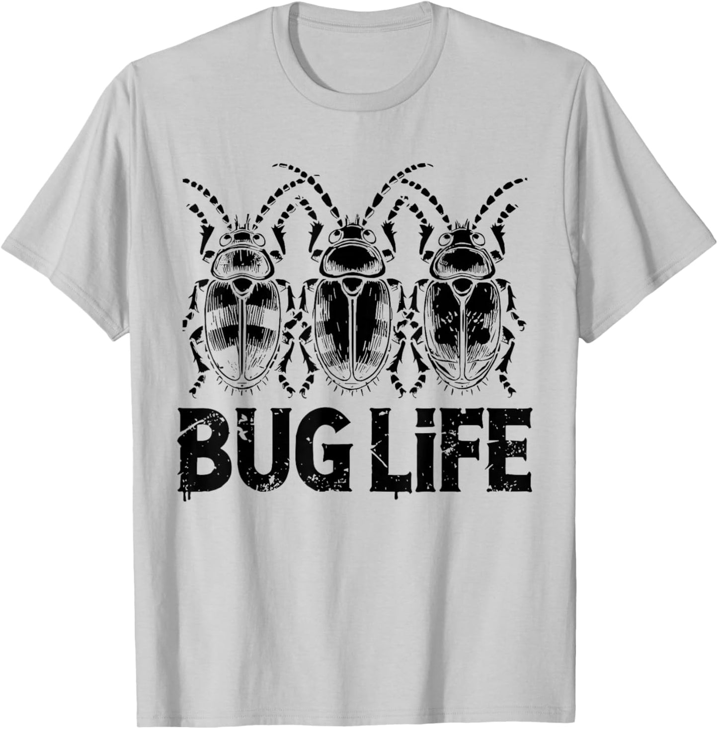 Bug life Great Bug Lover Brood Locust Birthday Design T-Shirt - T-Shirt | Ash