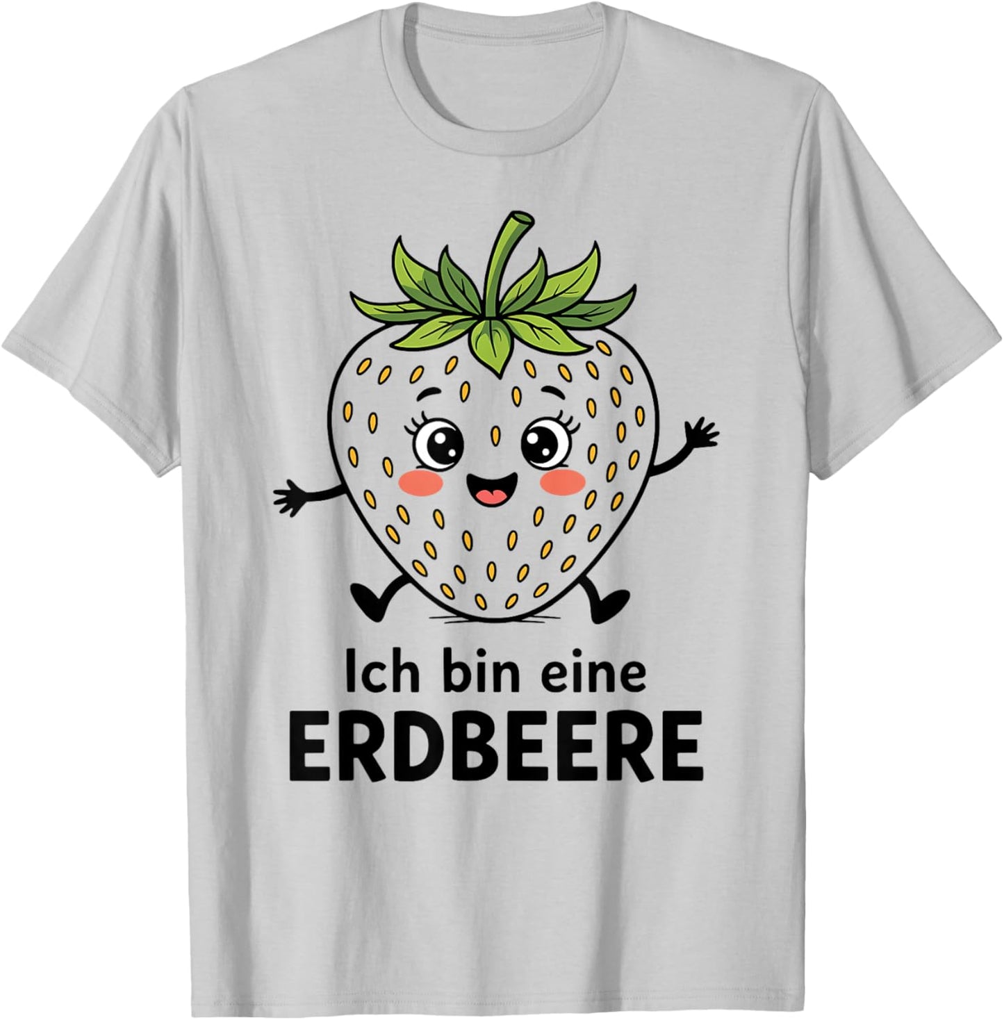 Strawberry Costume Strawberry Costume Carnival Fruit Fruit T-Shirt - T-Shirt | Ash