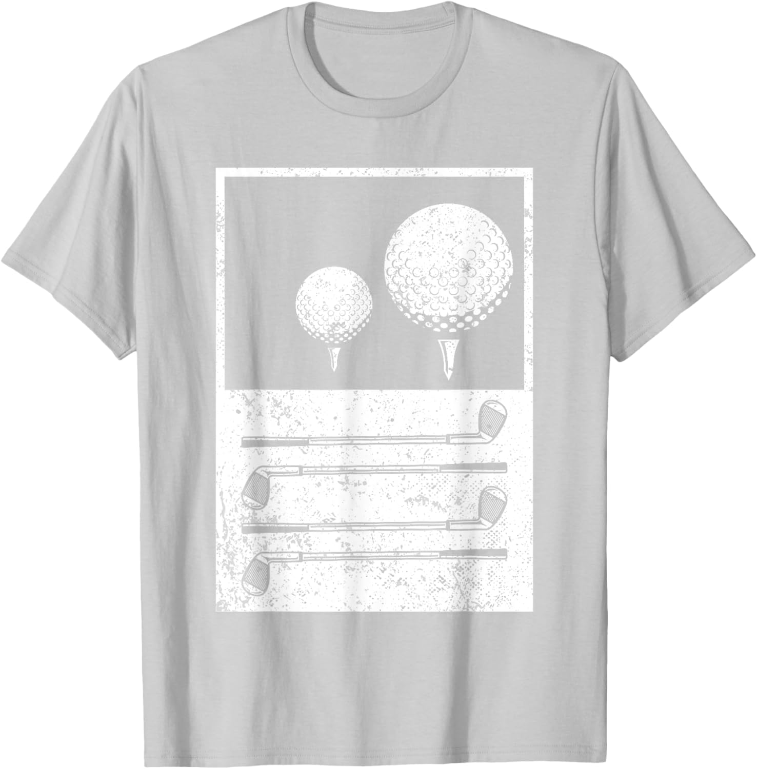 Vintage Golf Balls Golf Player T-Shirt - T-Shirt | Ash
