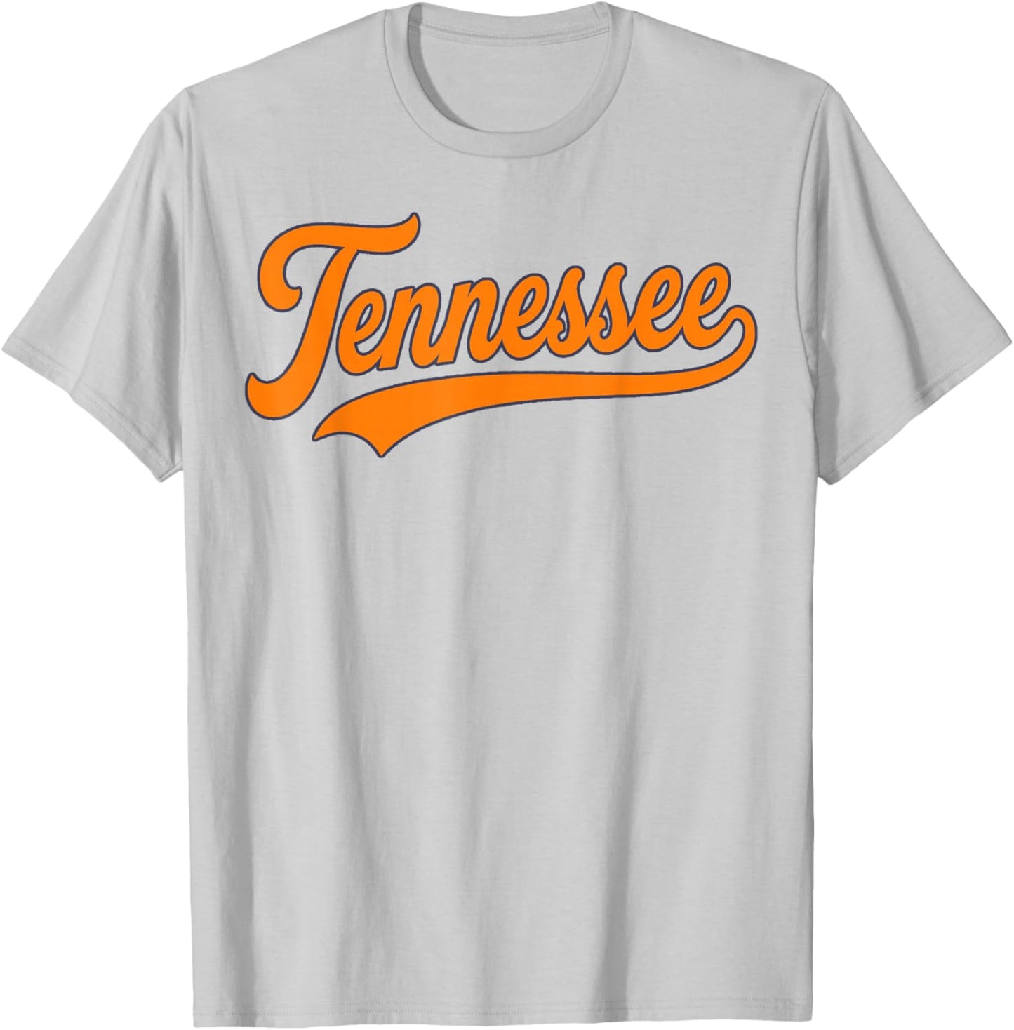 Tennessee Vintage Orange Tennessee Men Women Retro Orange T-Shirt - T-Shirt | Ash