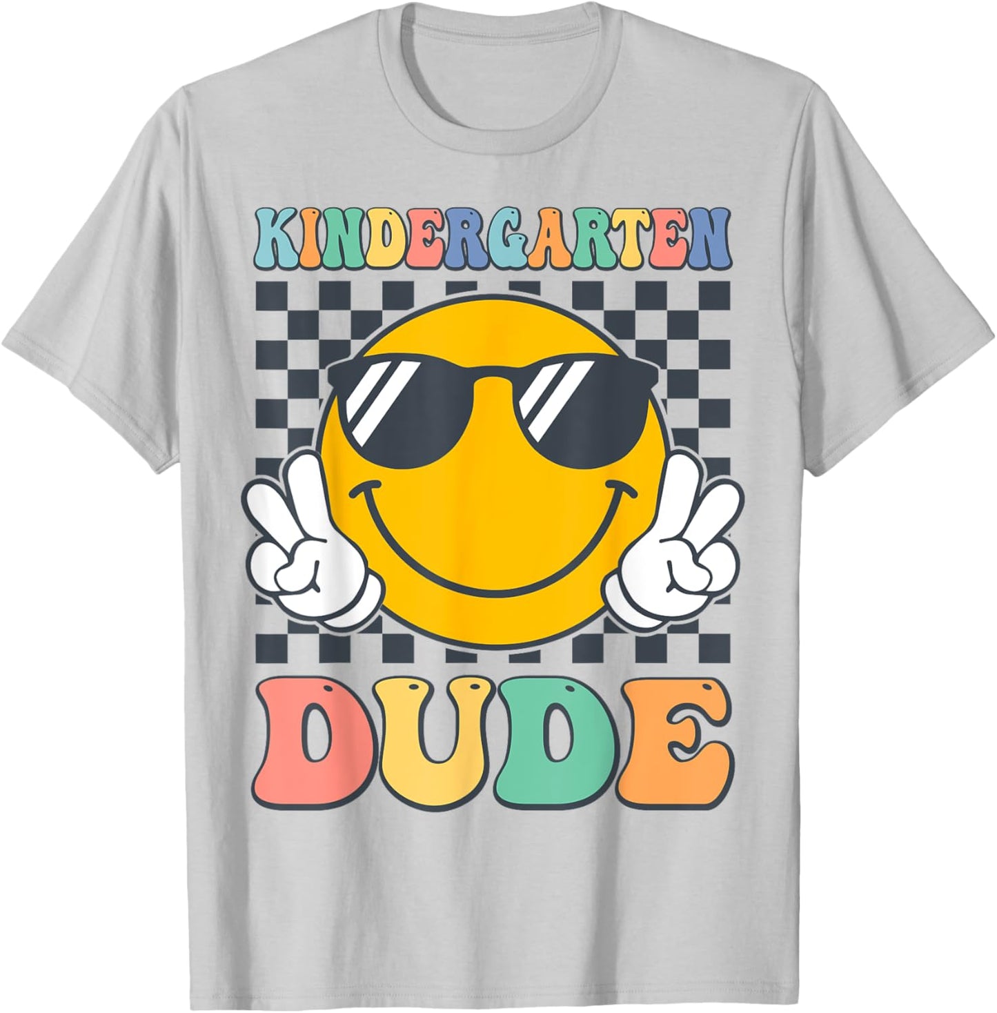 Kindergarten Dude First Day of Kindergarten Back to School T-Shirt - T-Shirt | Ash