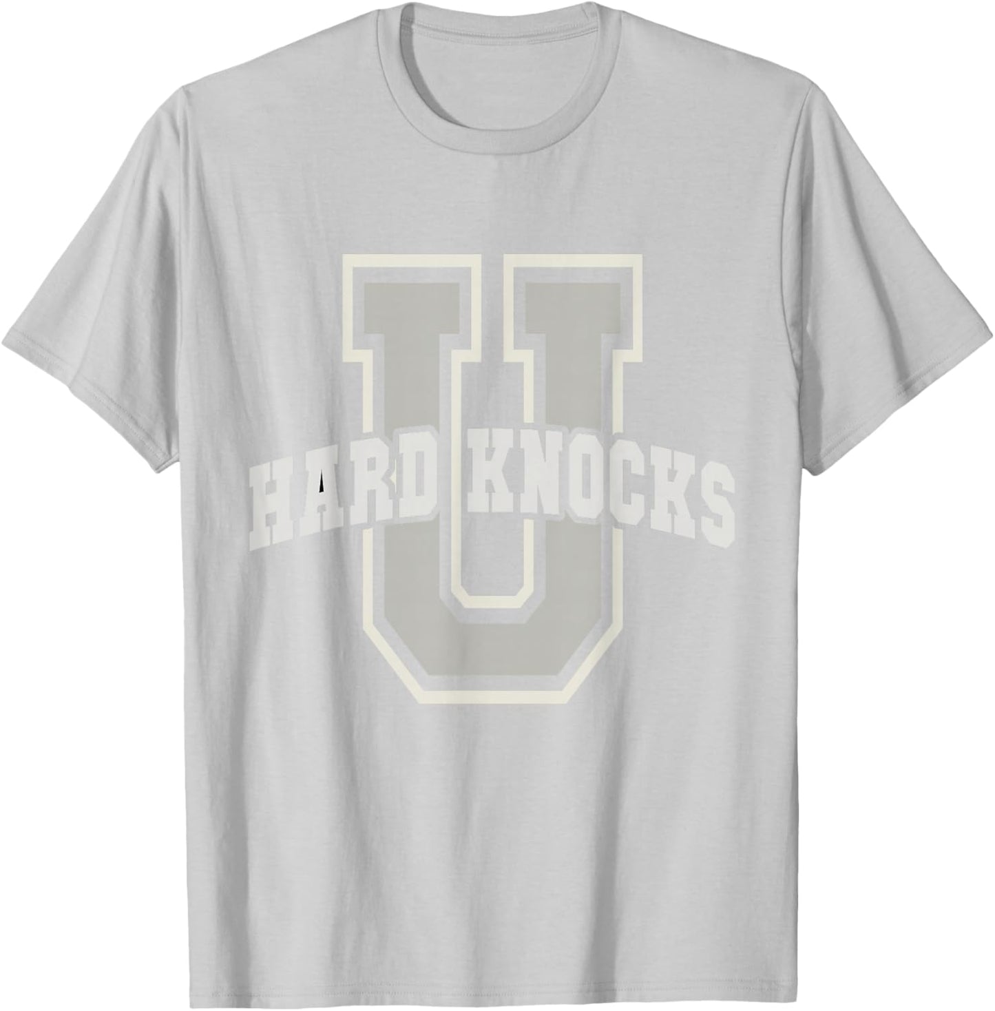 Funny UNIVERSITY of HARD KNOCKS College Entrepreneur School T-Shirt - T-Shirt | Ash