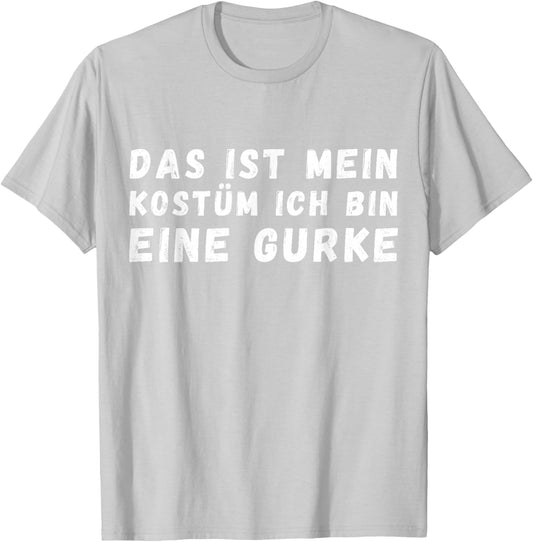 Cucumber Costume Green Costumes Family Cucumber Costume Children's Cucumber T-Shirt - T-Shirt | Ash