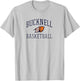 Bucknell Bison Basketball Screen Orange Officially Licensed T-Shirt - T-Shirt | Ash