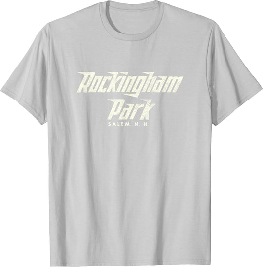 Rockingham Park Retro Horse Racing Vintage Salem, NH Graphic T-Shirt - T-Shirt | Ash