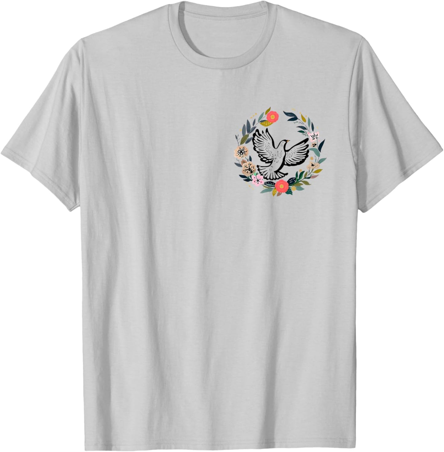Romans 8:28 Christian Bible Verse Religious Faith Men Women T-Shirt - T-Shirt | Ash