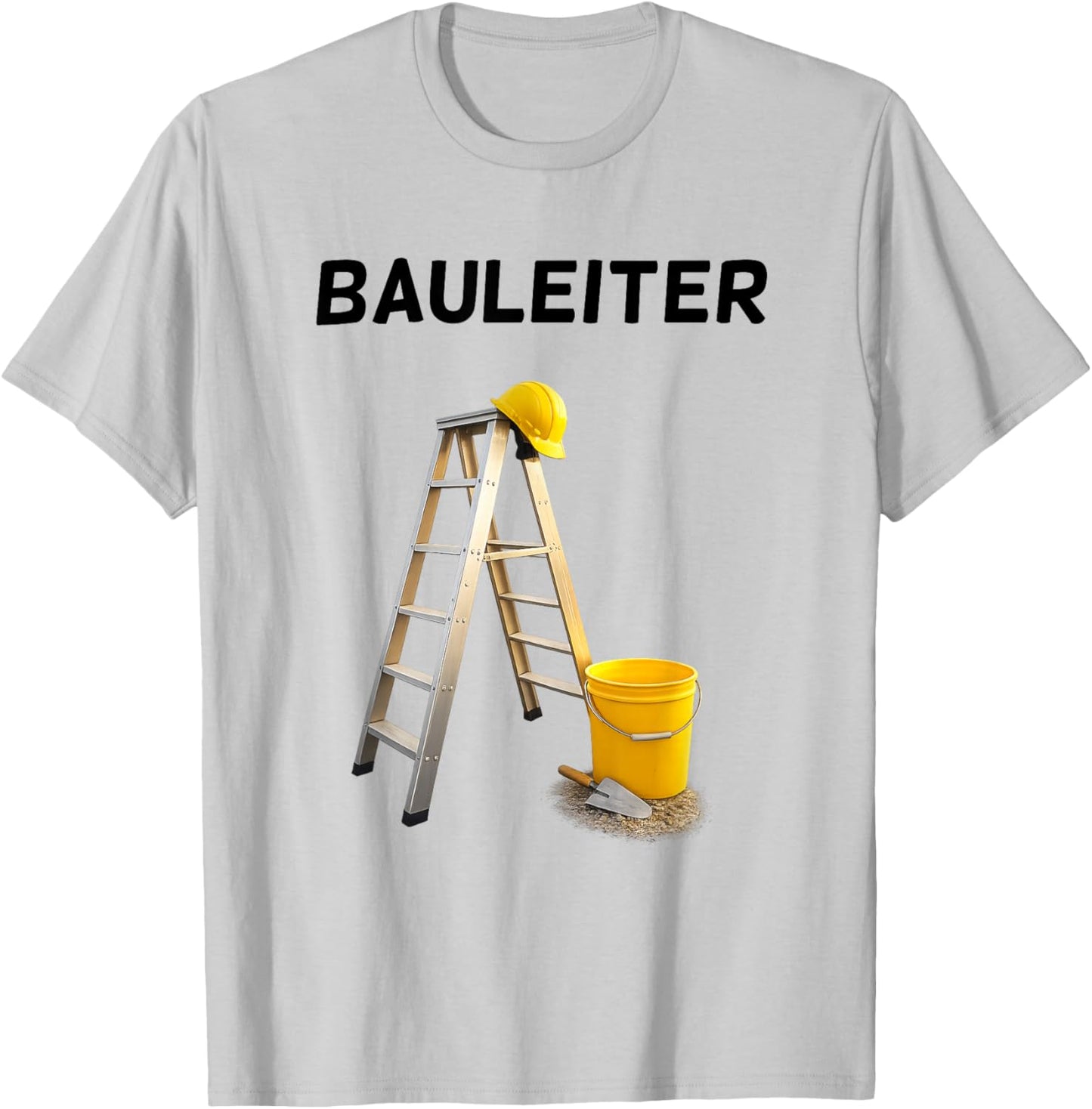 Construction Manager, Construction Worker, Construction Site Costume Fancy Dress Helmet T-Shirt - T-Shirt | Ash