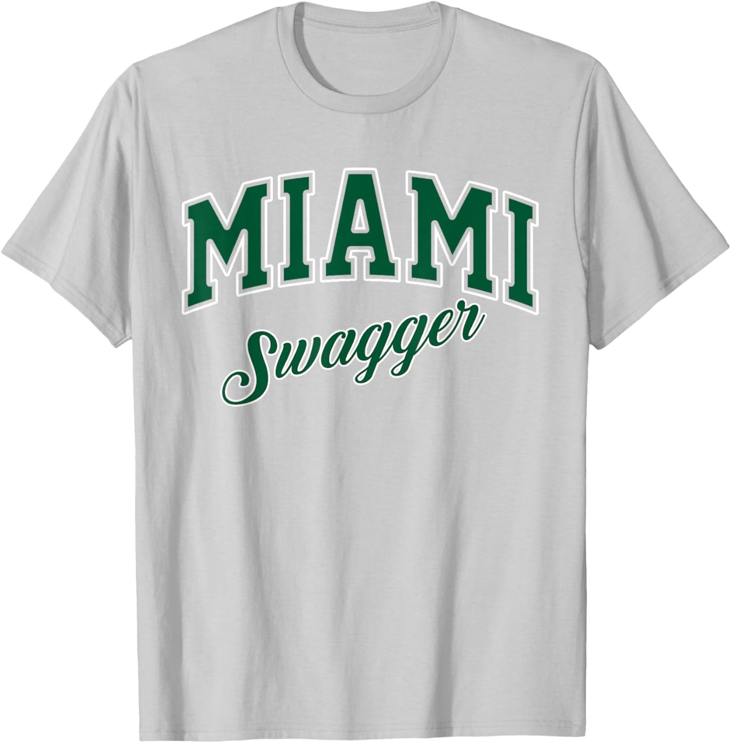 Miami Swagger Streetwear Edgy Bold Brash Miami Look T-Shirt - T-Shirt | Ash