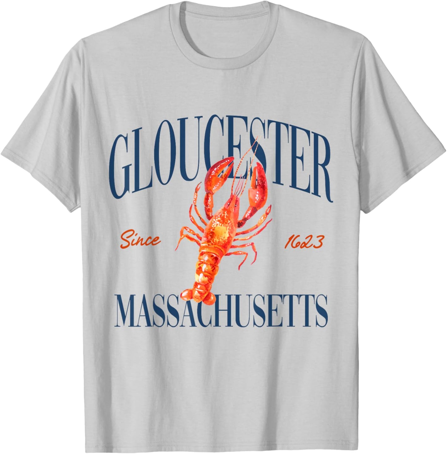 Gloucester Massachusetts Est. 1623 - Old Money, Classic T-Shirt - T-Shirt | Ash