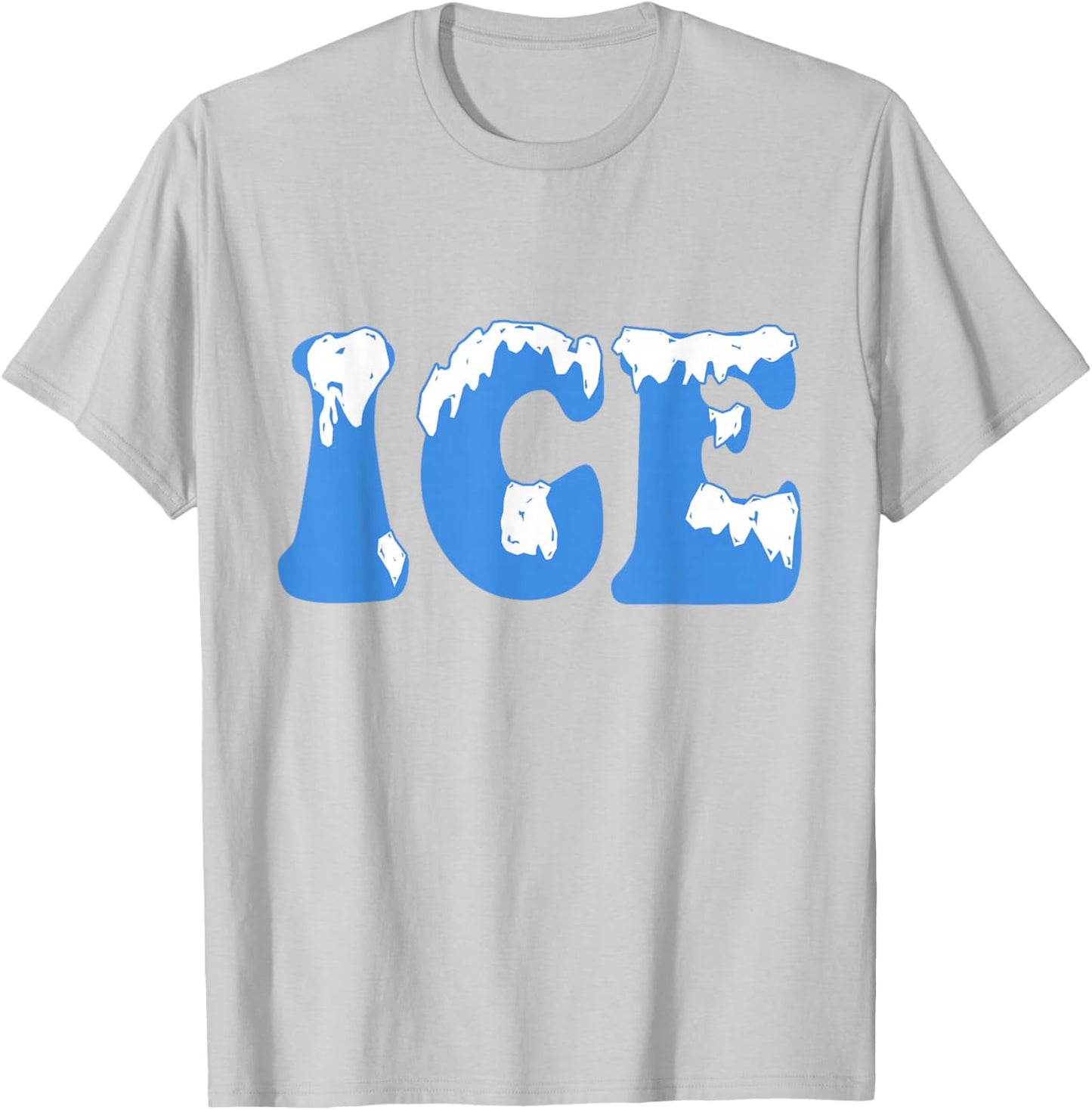 Ice Ice Baby Family Funny Halloween Costume Couples 2025 T-Shirt - T-Shirt | Ash