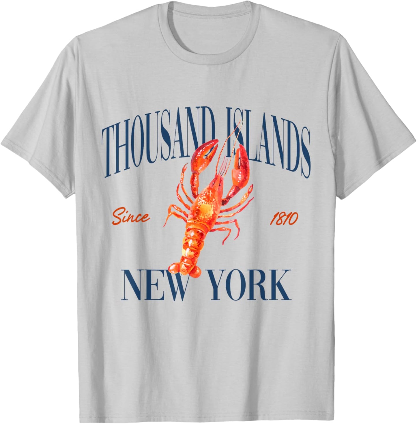 Thousand Islands New York Est. 1810 - Old Money, Classic T-Shirt - T-Shirt | Ash