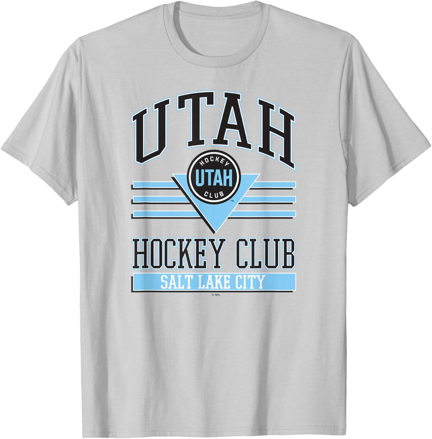 Utah Hockey Club Heather Gray Officially Licensed T-Shirt - T-Shirt | Ash