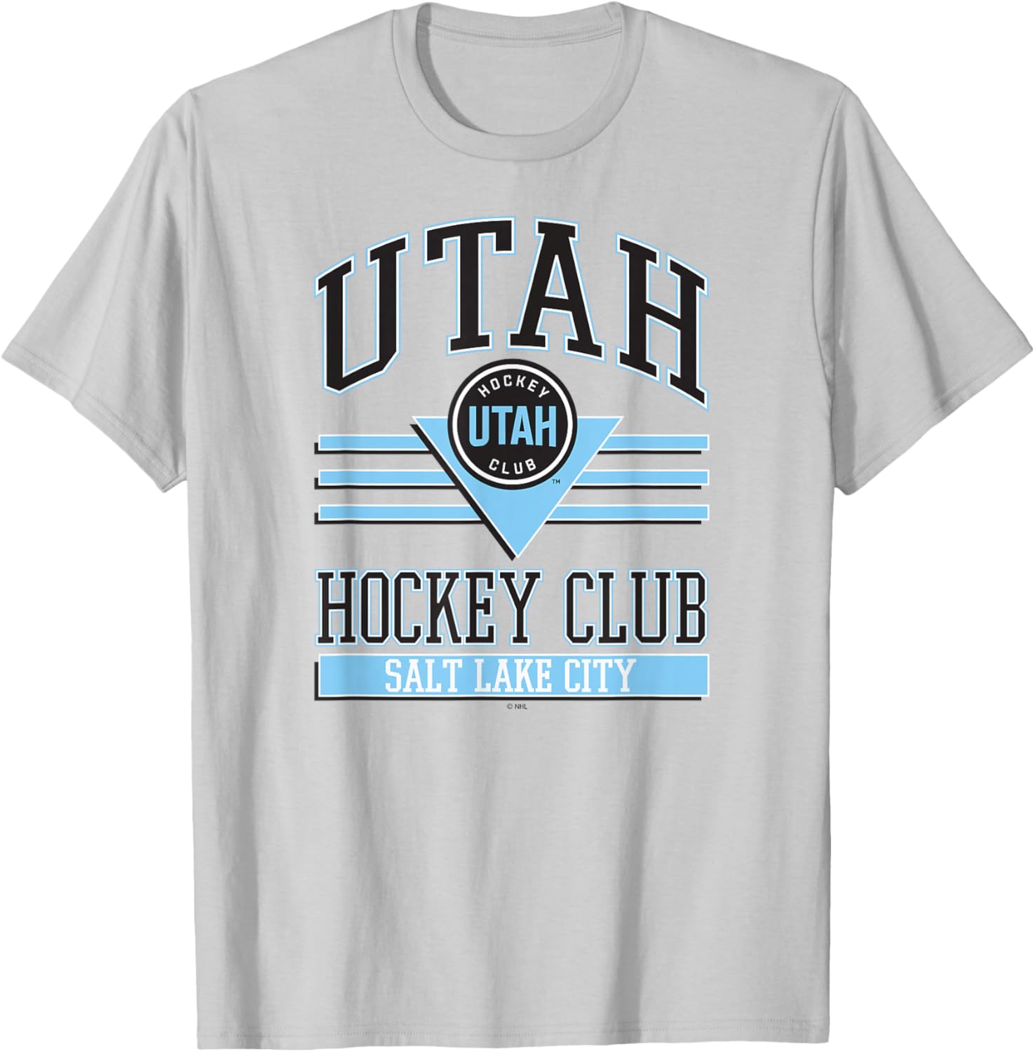 Utah Hockey Club Heather Gray Officially Licensed T-Shirt - T-Shirt | Ash