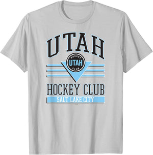 Utah Hockey Club Heather Gray Officially Licensed T-Shirt - T-Shirt | Ash