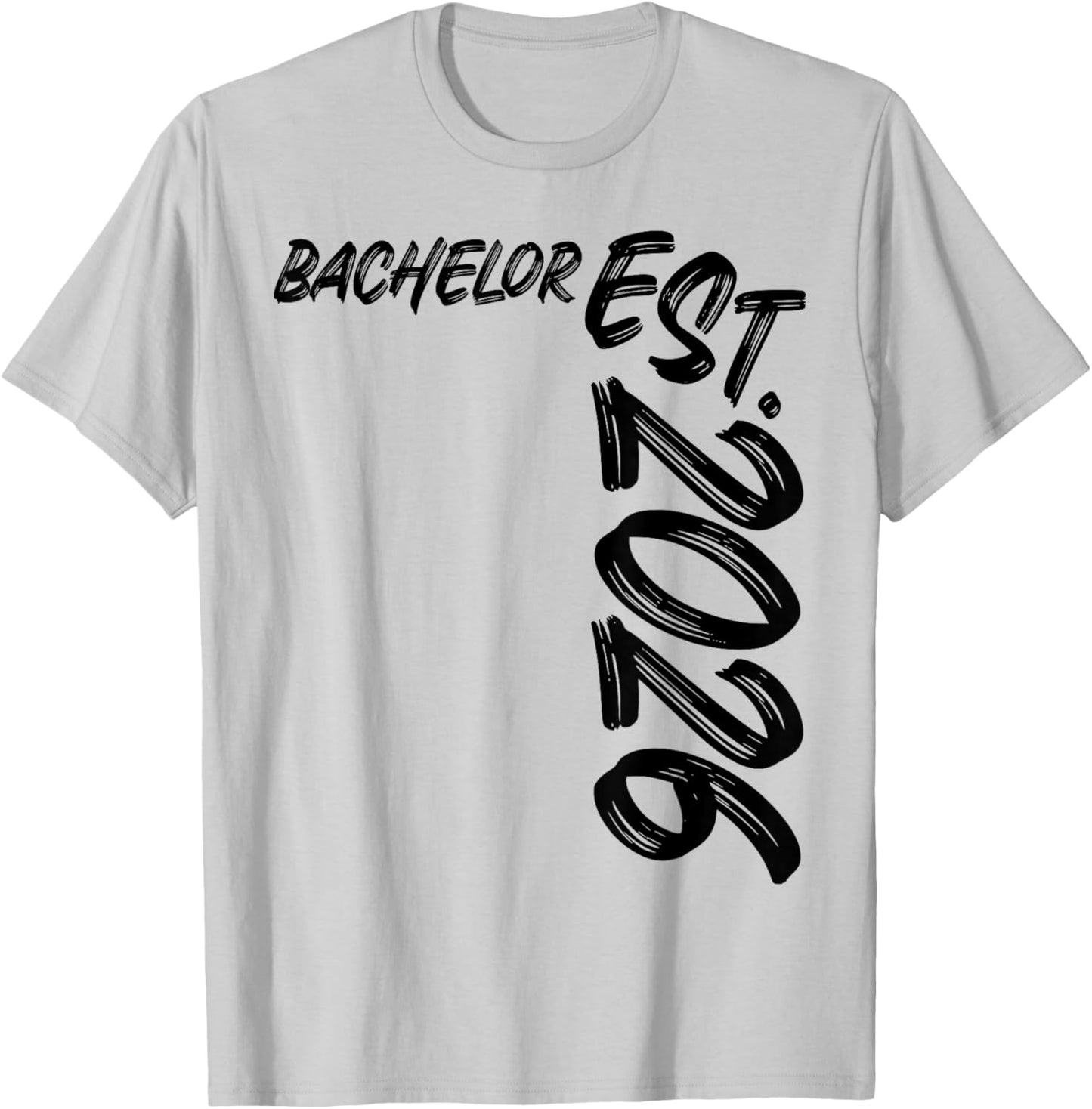Bachelor Est. 2026 Graduation Study Exam Passed T-Shirt - T-Shirt | Ash