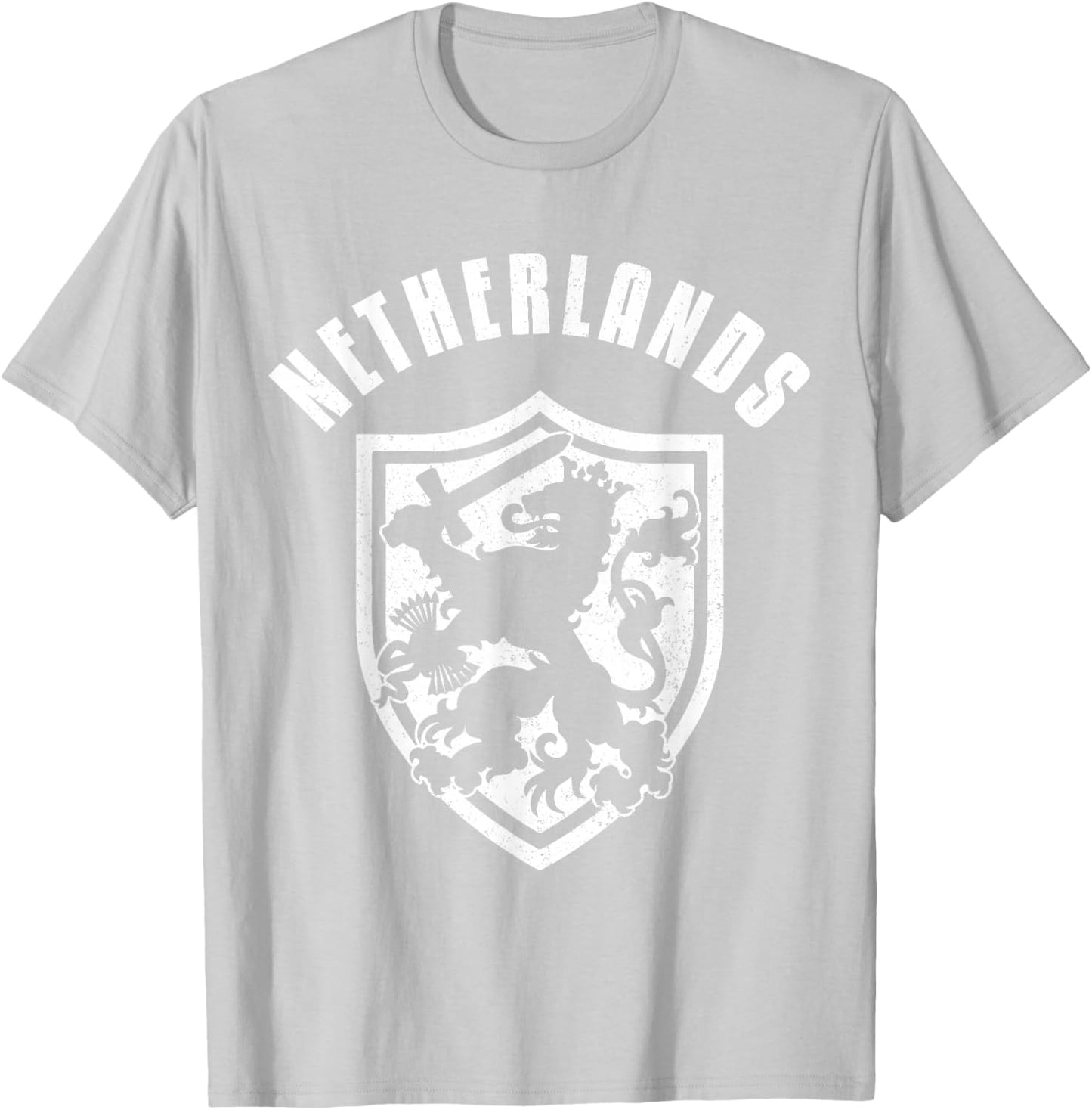 Nederland Netherlands Lion Dutch Holland Vintage Orange T-Shirt - T-Shirt | Ash