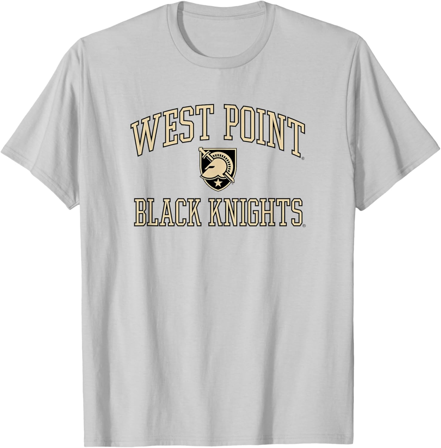 Army Black Knights West Point Icon Logo Officially Licensed T-Shirt - T-Shirt | Ash