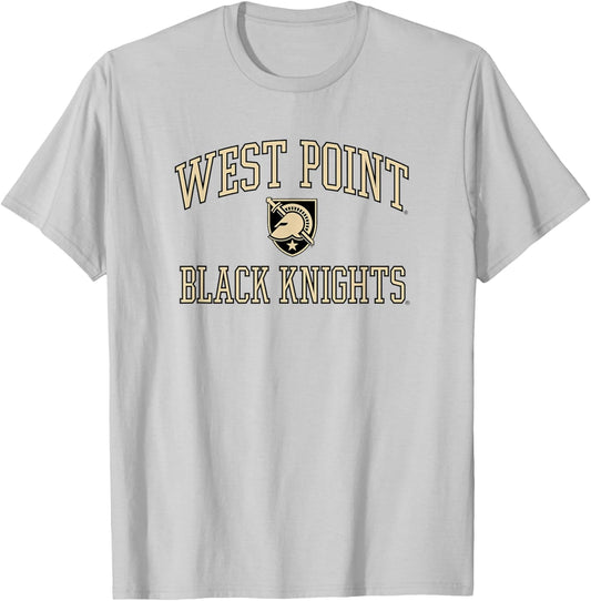 Army Black Knights West Point Icon Logo Officially Licensed T-Shirt - T-Shirt | Ash
