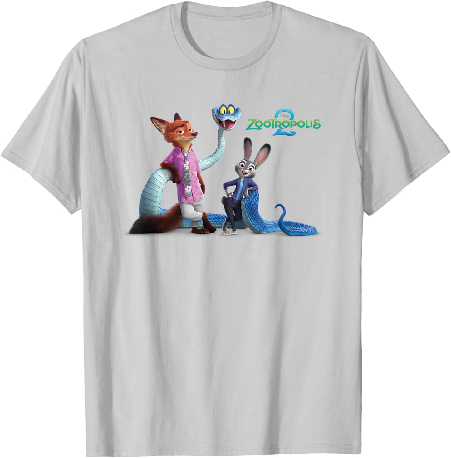 Zootopia Characters T-Shirt - T-Shirt | Ash
