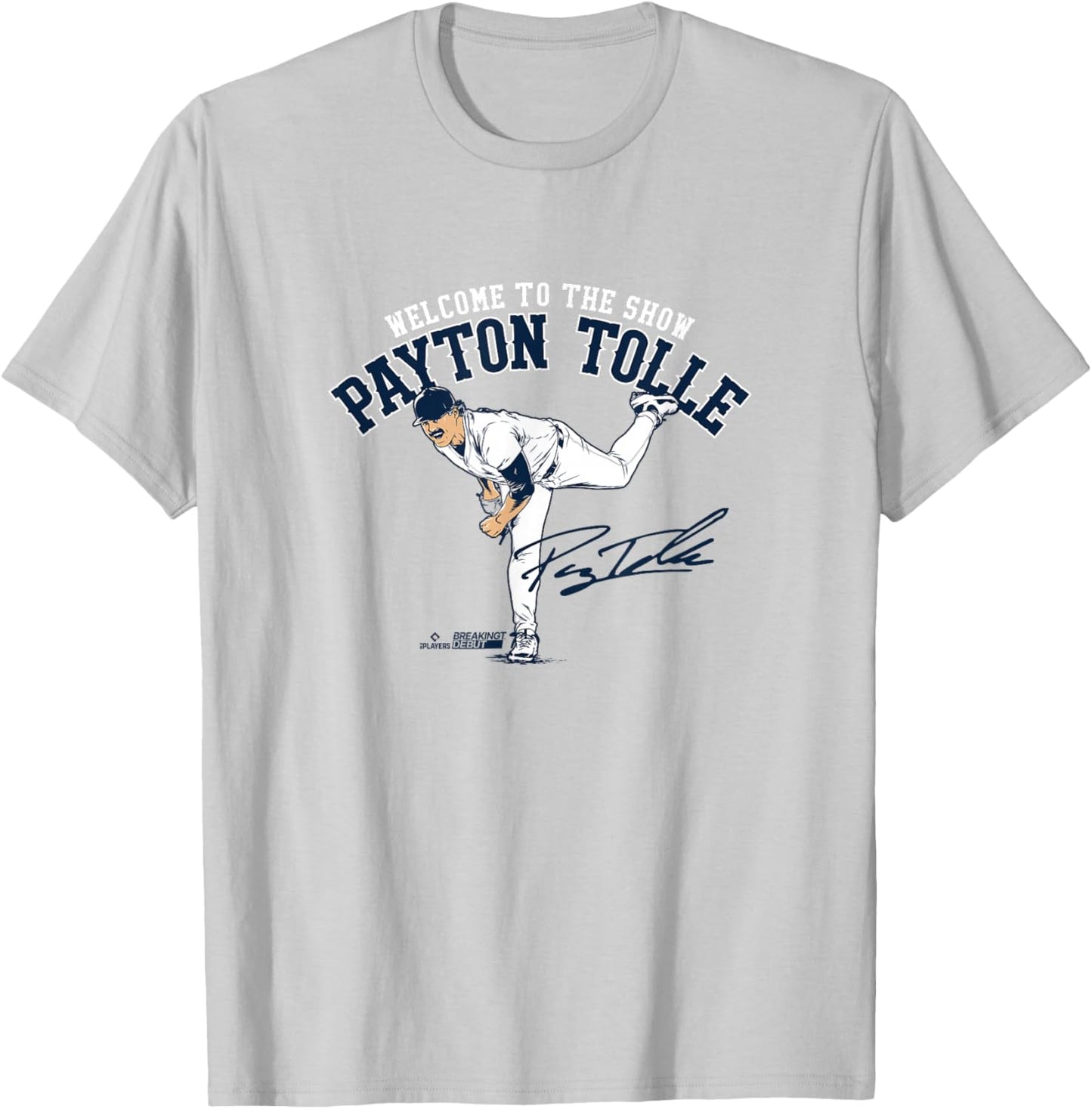 Payton Tolle - Welcome to The Show - Boston Baseball T-Shirt - T-Shirt | Ash