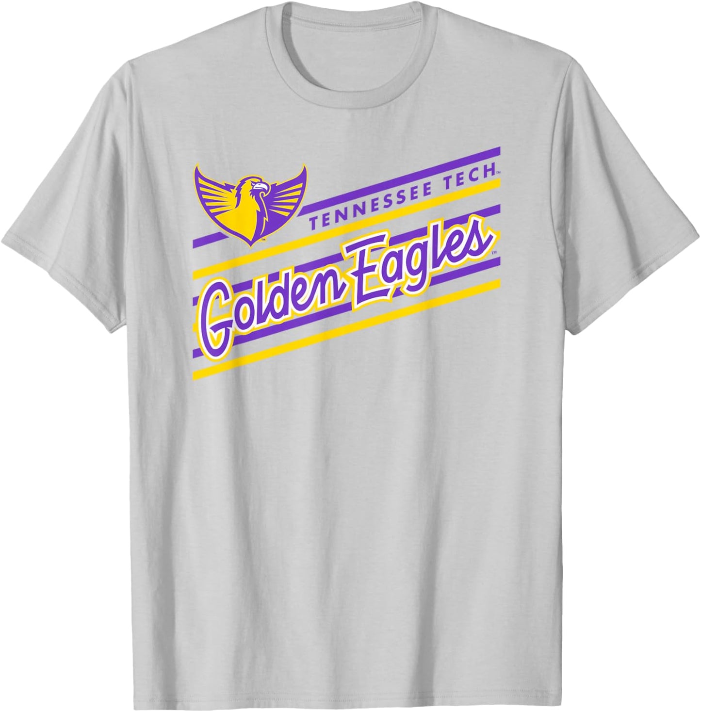 Tennessee Tech Golden Eagles Retro Performer Gray T-Shirt - T-Shirt | Ash
