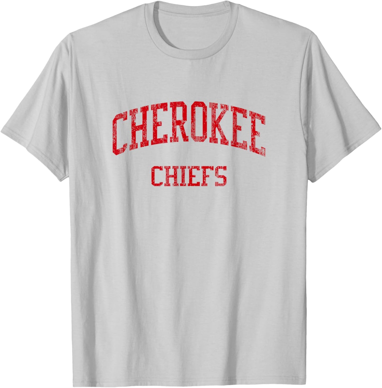 Cherokee High School HS Rogersville TN Vintage Sports T-Shirt - T-Shirt | Ash
