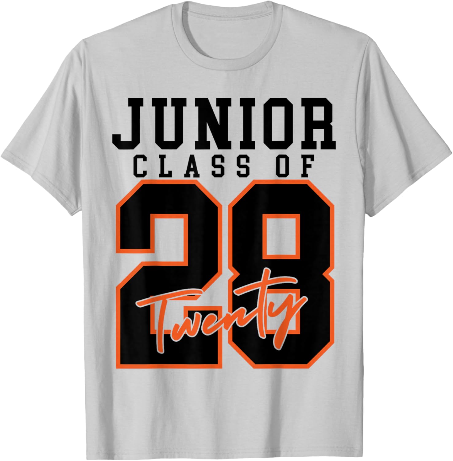 Junior Class of 2028 Back-to-School High School Juniors T-Shirt - T-Shirt | Ash