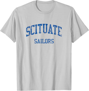 Scituate High School HS Scituate MA Vintage Sports T-Shirt - T-Shirt | Ash