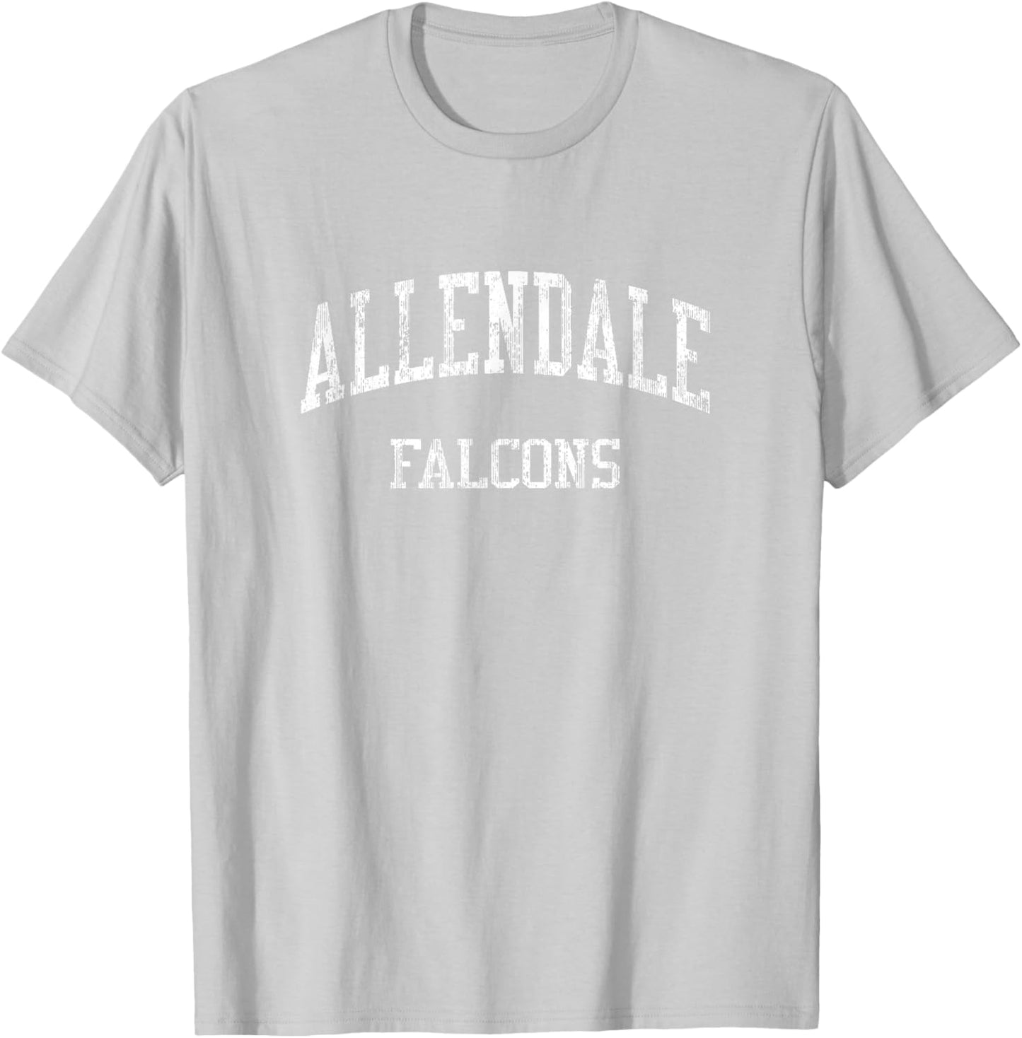 Allendale High School HS Allendale MI Vintage Sports T-Shirt - T-Shirt | Ash