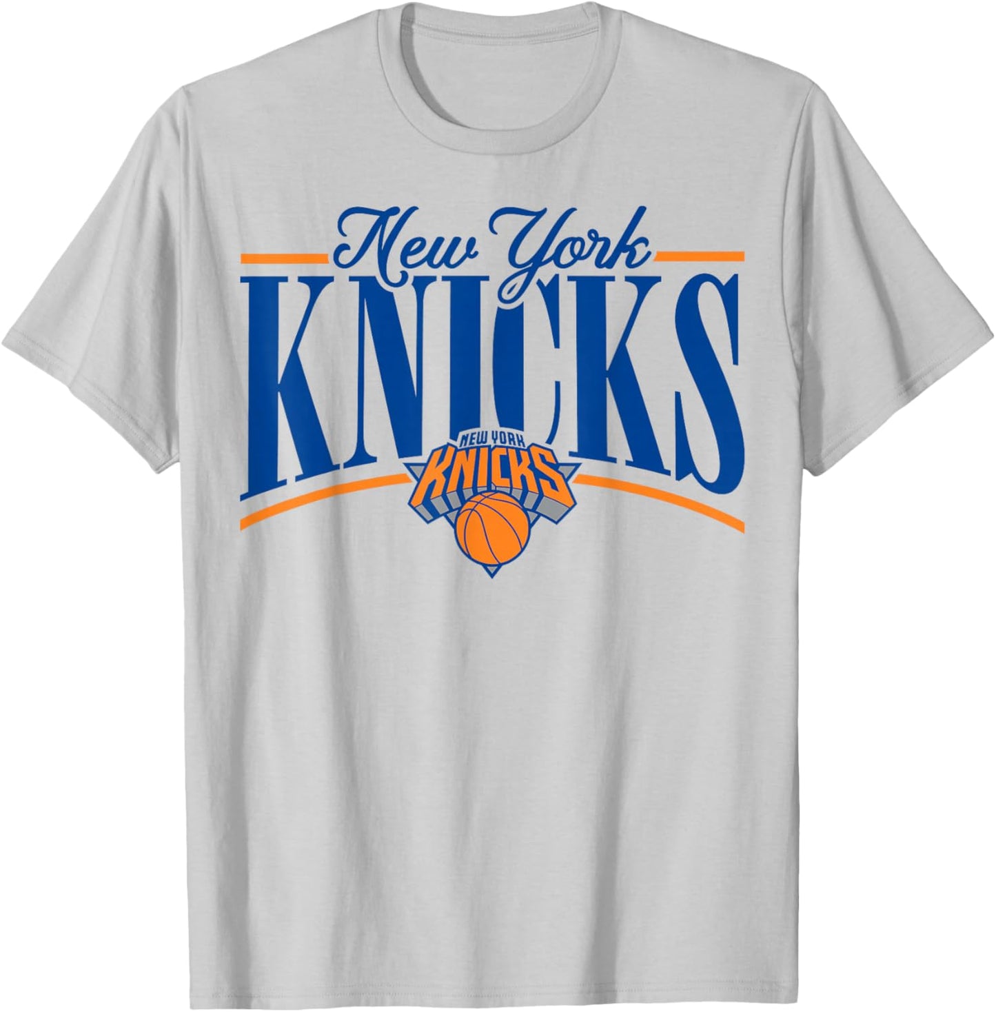 NBA - Logobogen der New York Knicks T-Shirt - T-Shirt | Ash