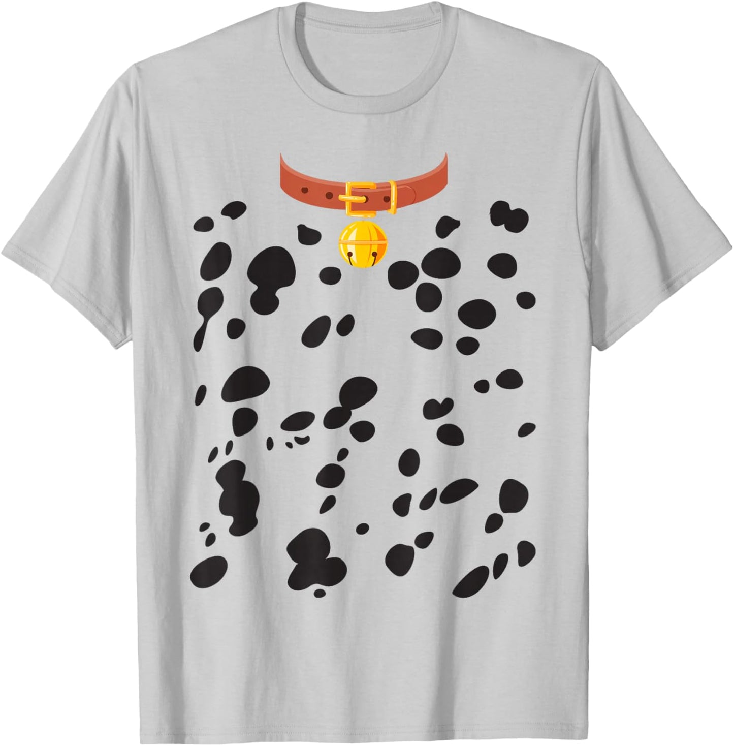 Dalmatian Dog Costume Dalmatian Dots Puppy Print Halloween T-Shirt - T-Shirt | Ash