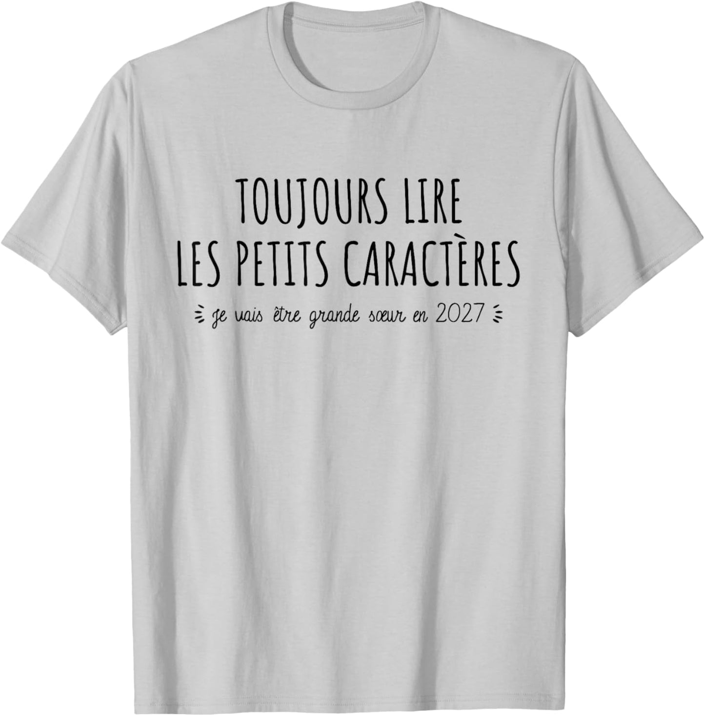 Je Vais Être Grande Sœur 2027 Annonce Future Grande Sœur T-Shirt - T-Shirt | Ash