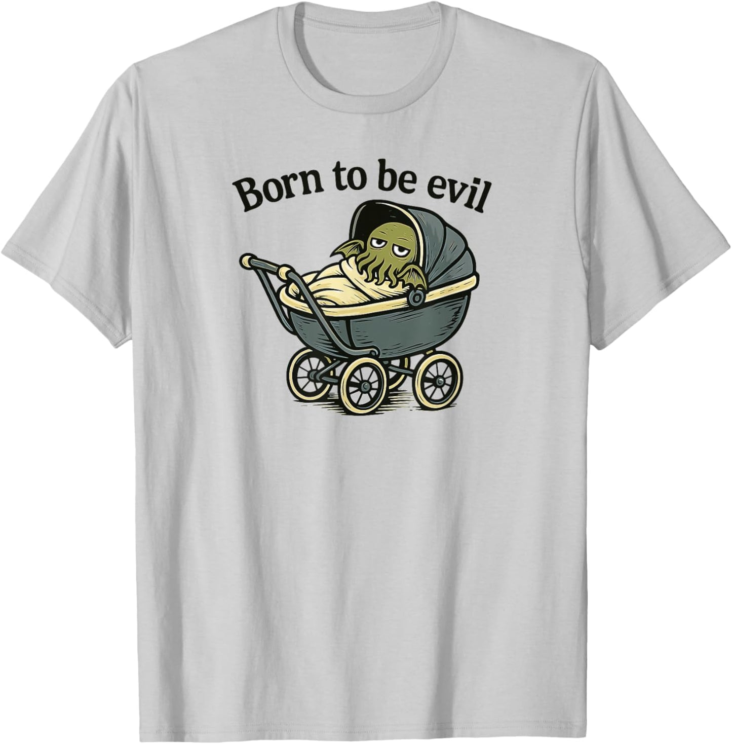 Born to be naughty and funny, baby lovecraftien Cthulhu Kids T-Shirt - T-Shirt | Ash