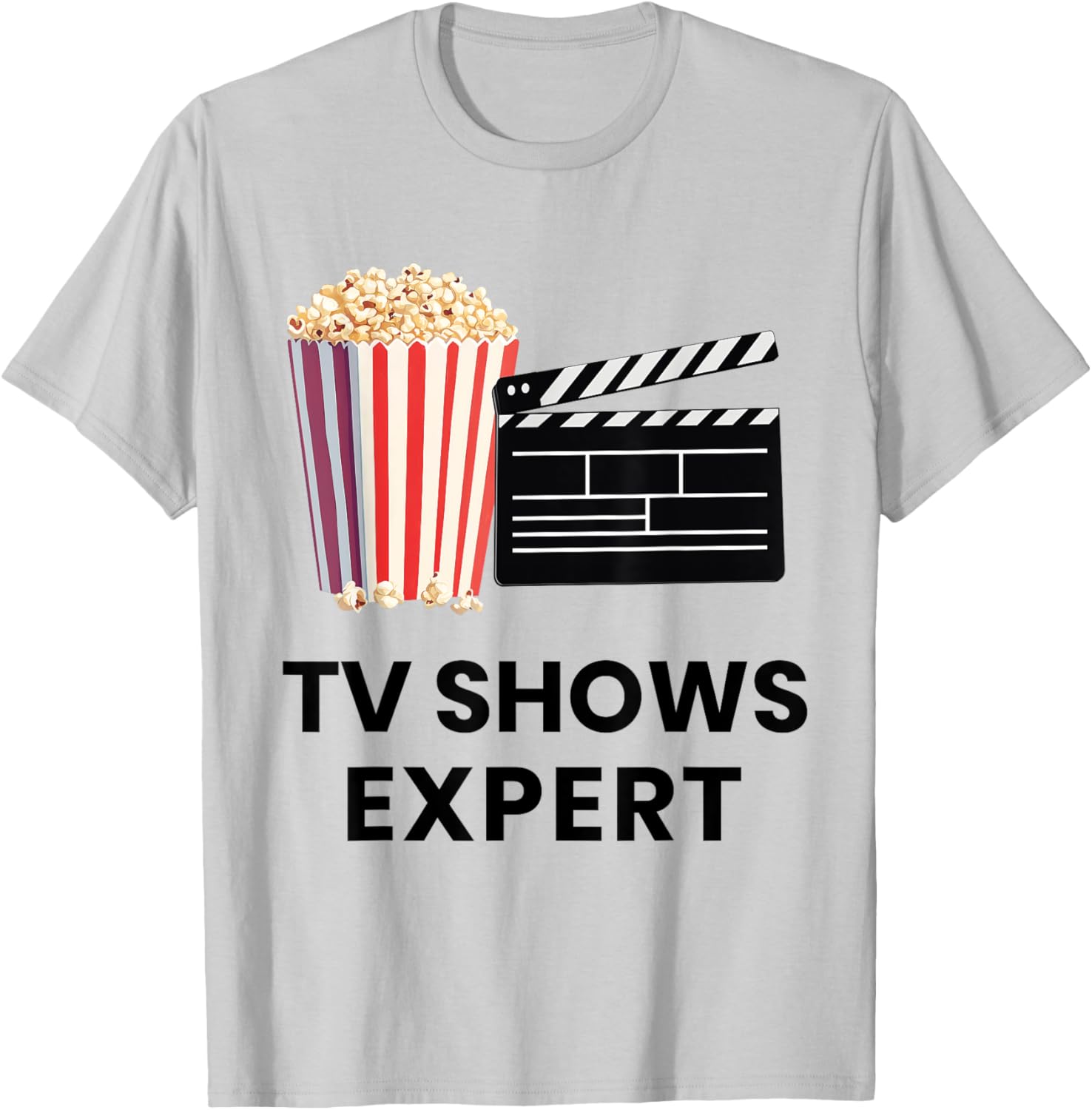 Funny Gift TV Shows Expert T-Shirt - T-Shirt | Ash