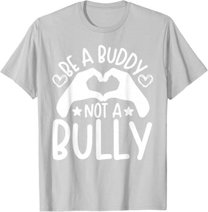 Be A Buddy Not A Bully Unity Day Orange Anti Bullying Kids T-Shirt - T-Shirt | Ash