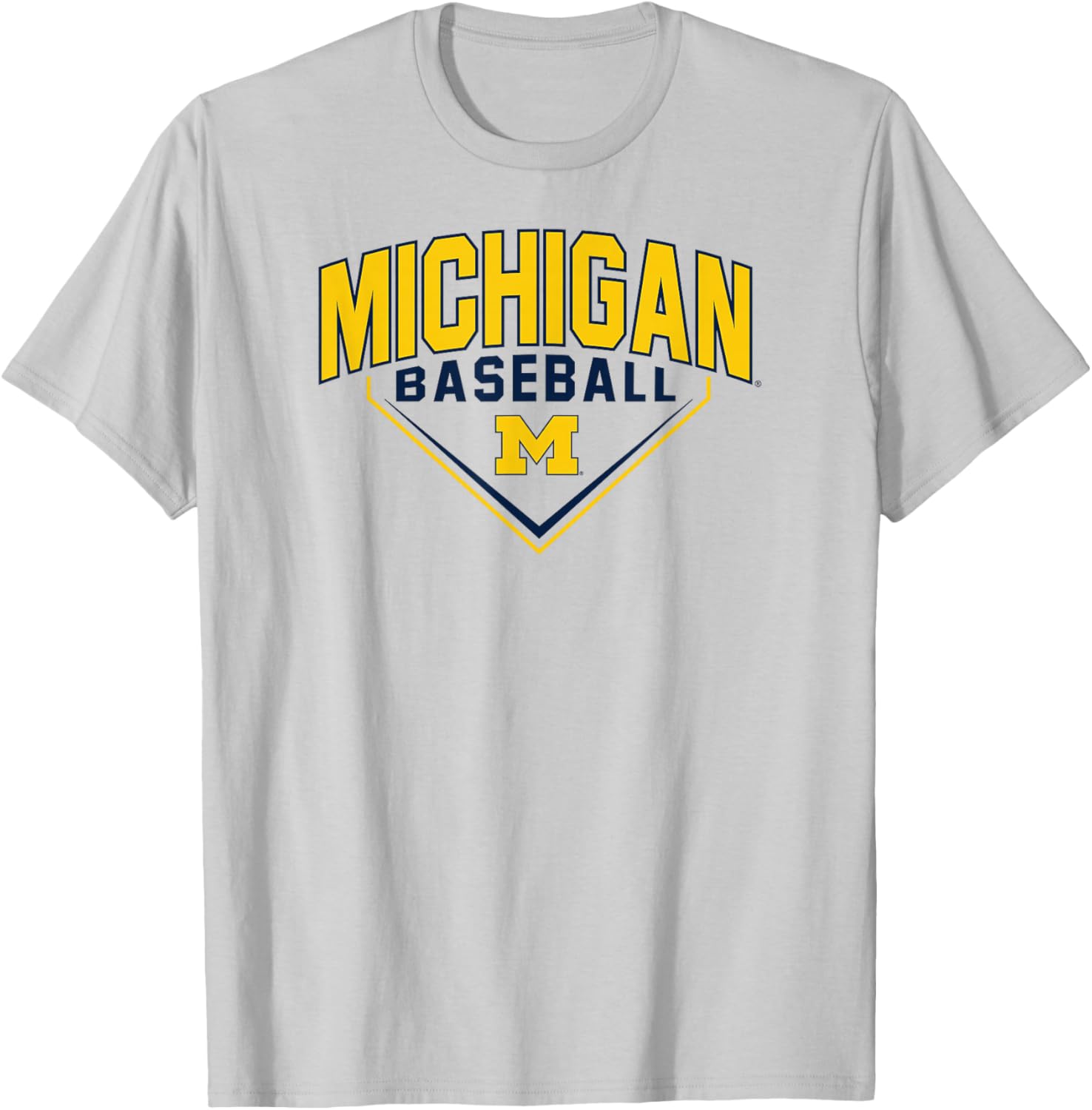 Michigan Wolverines Baseball Bullpen Logo T-Shirt - T-Shirt | Ash