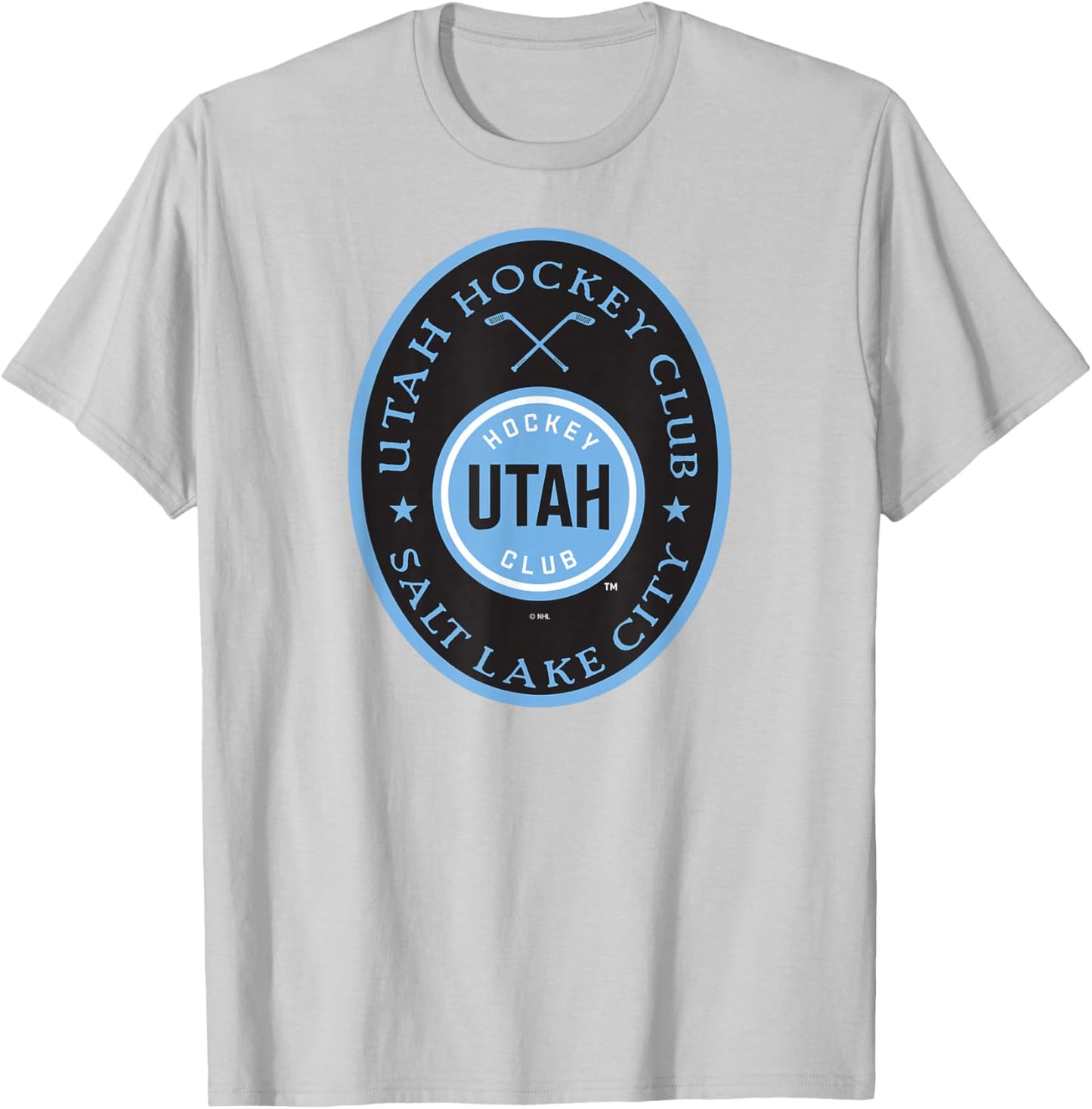 Utah Hockey Club Iconic Officially Licensed T-Shirt - T-Shirt | Ash