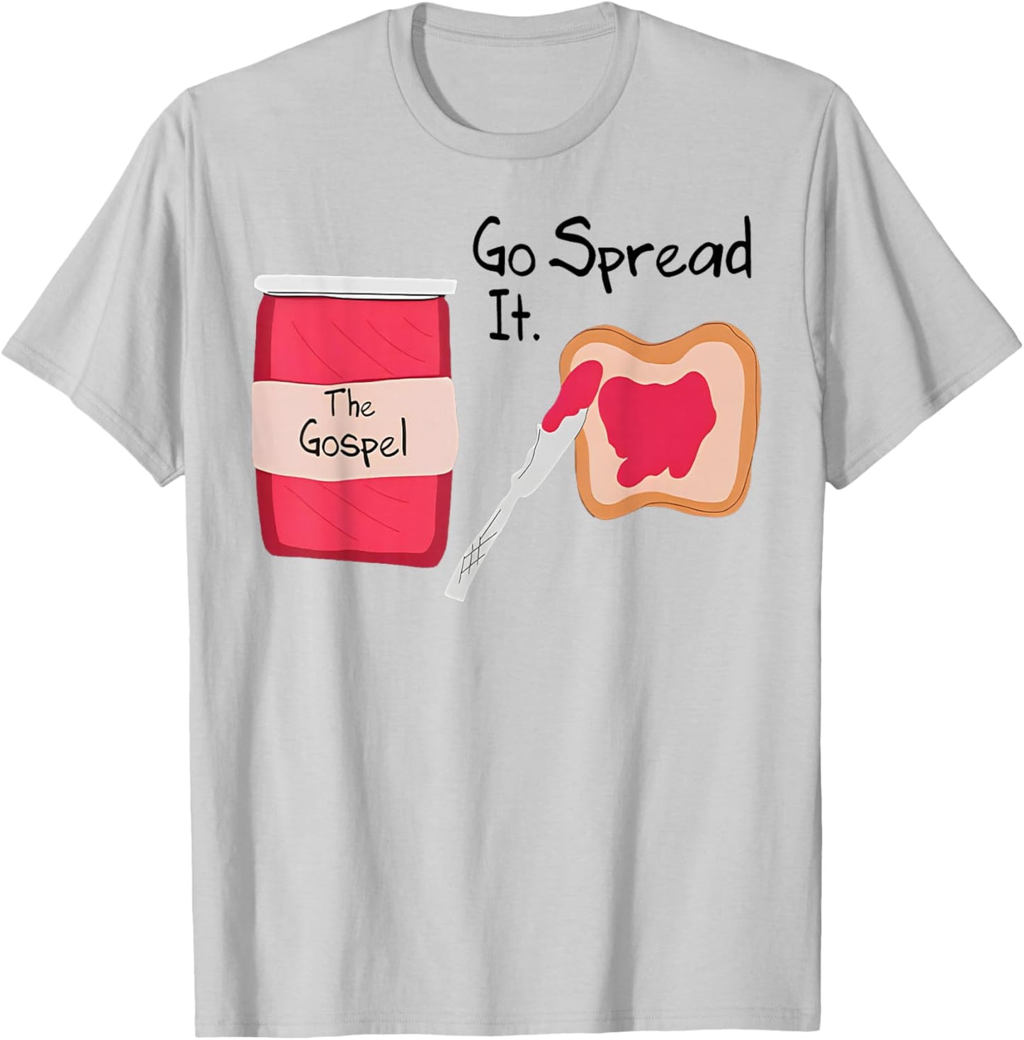 The Gospel Go Spread It T-Shirt - T-Shirt | Ash