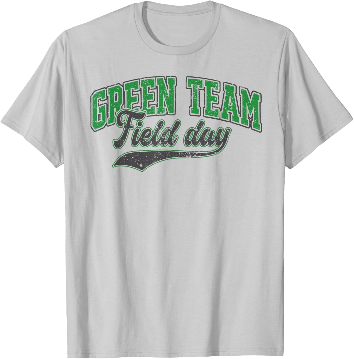 Field Day Green Team Let The Games Begin Field Trip Fun Day T-Shirt - T-Shirt | Ash
