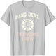 Sarcastic BANG DEPT FIREWORKS CREW Boom Squad 4th July Team T-Shirt - T-Shirt | Ash