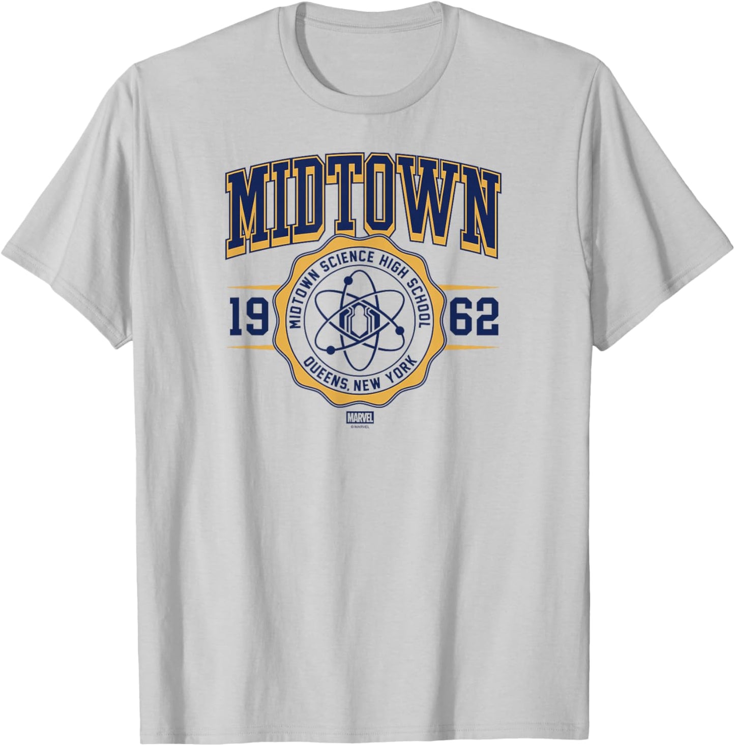 Spider-Man - Midtown High School Collegiate T-Shirt - T-Shirt | Ash