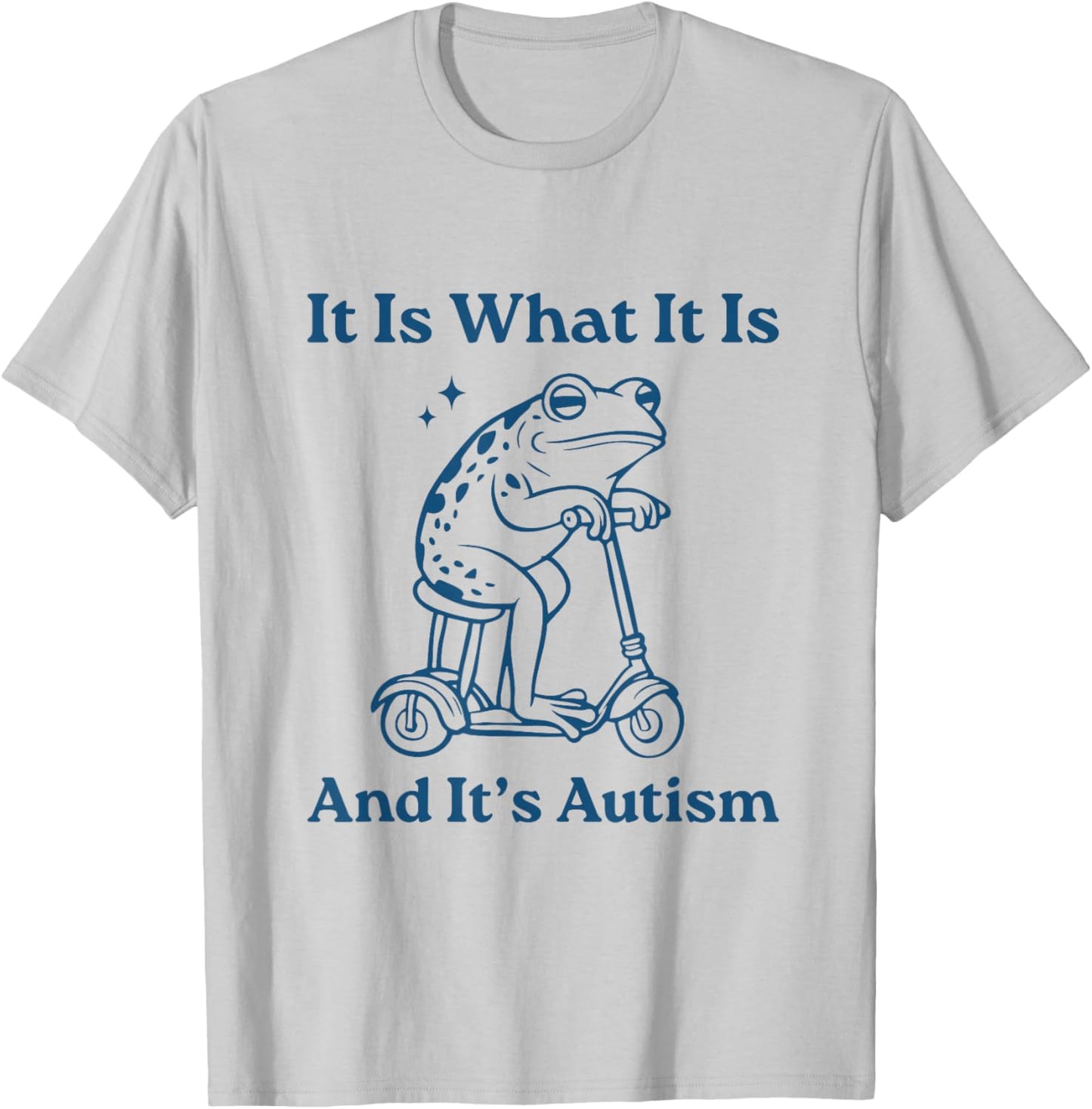 It Is What It Is And It's Autism Retro Autism Awareness T-Shirt - T-Shirt | Ash