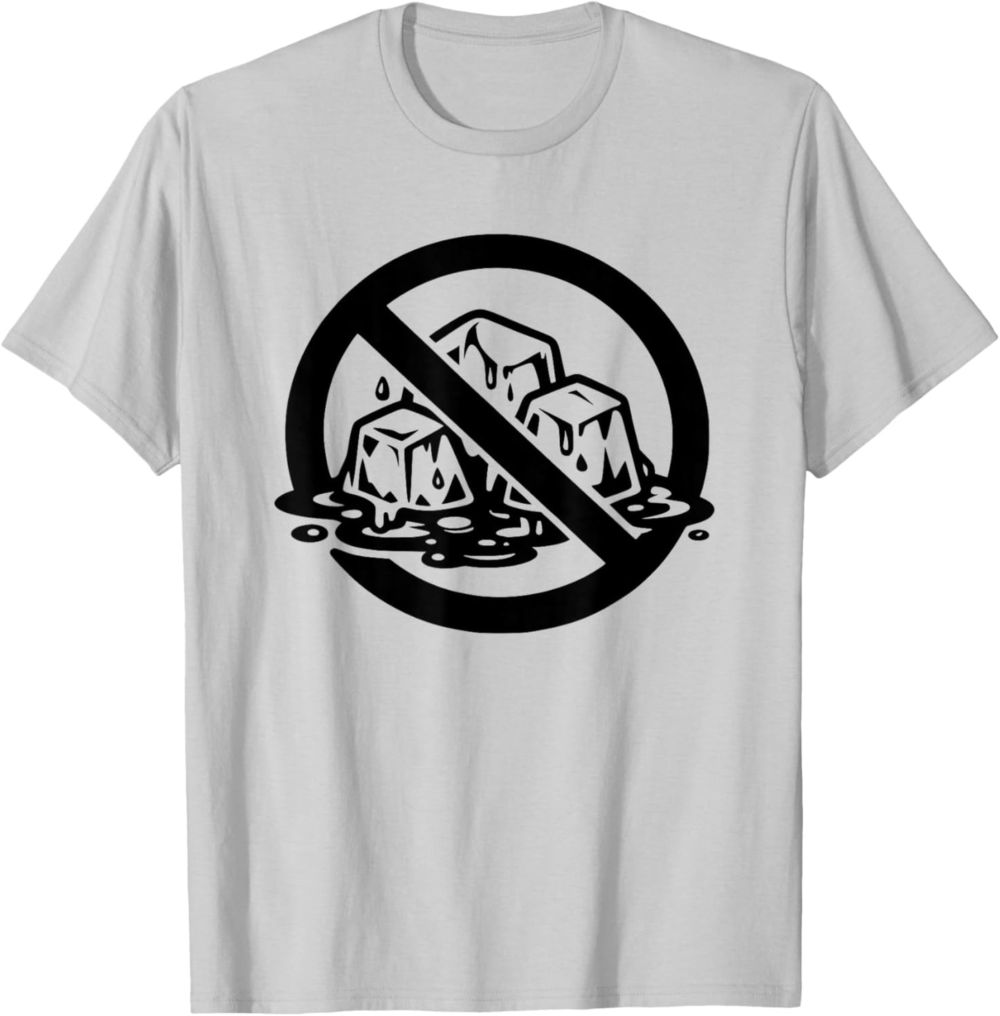 Iceout No Ice T-Shirt - T-Shirt | Ash