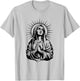 Tattoo Style Virgin Mary T-Shirt - T-Shirt | Ash