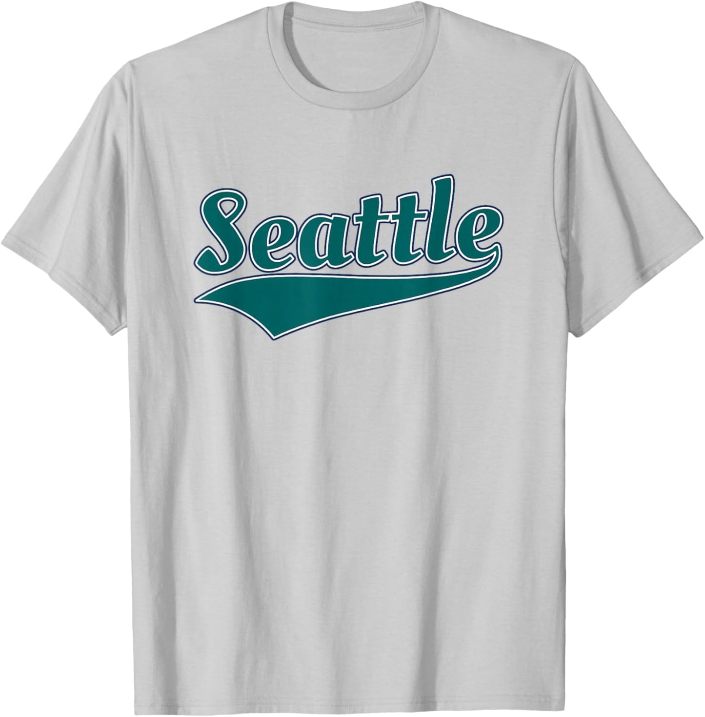 Seattle - Throwback Design - Classic T-Shirt - T-Shirt | Ash