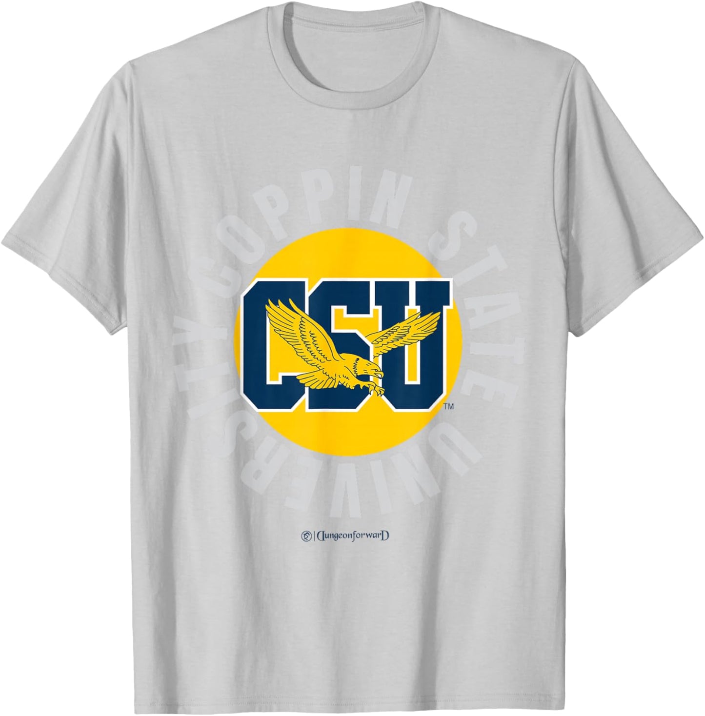 The Yard Essentials - Coppin State University - Circle HBCU T-Shirt - T-Shirt | Ash