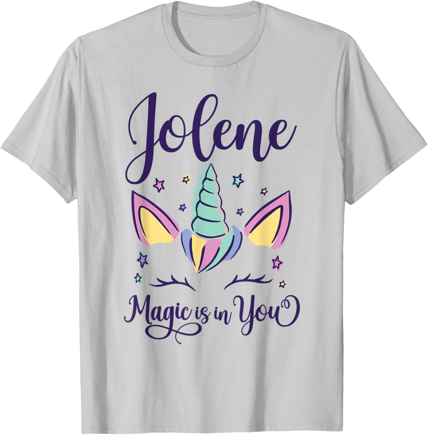 First Name Jolene Personalized I Love Jolene T-Shirt - T-Shirt | Ash