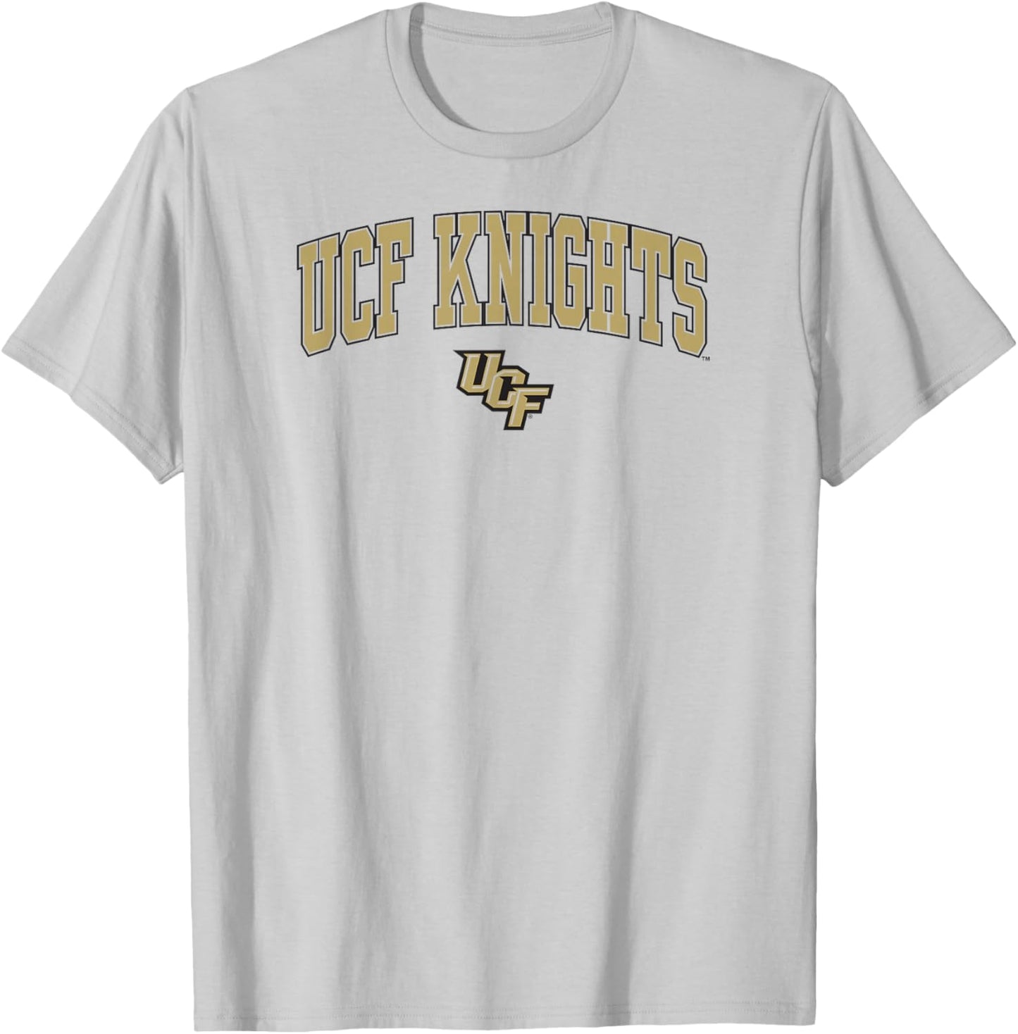 Central Florida Golden Knights Arch Over White T-Shirt - T-Shirt | Ash