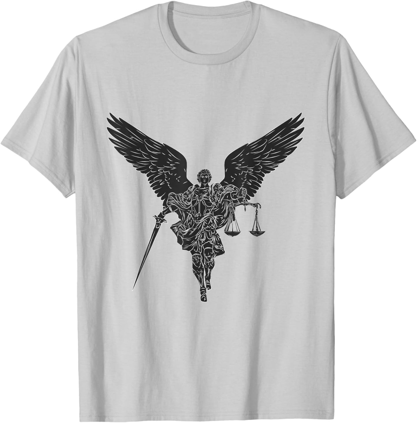 St Michael the archangel warrior of justice. Christian faith T-Shirt - T-Shirt | Ash